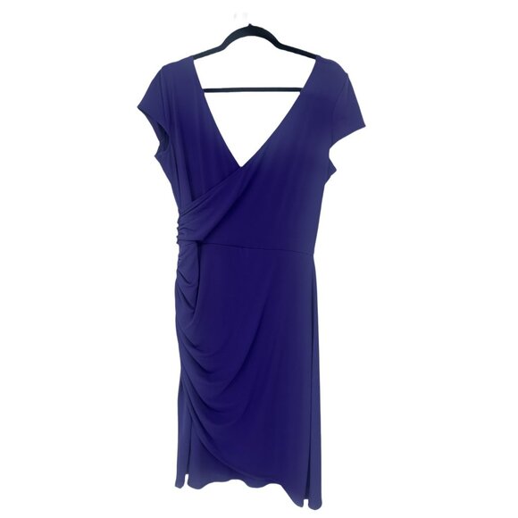 Maggy L Cocktail Dress  Deep Purple Size 10 - Picture 3 of 7